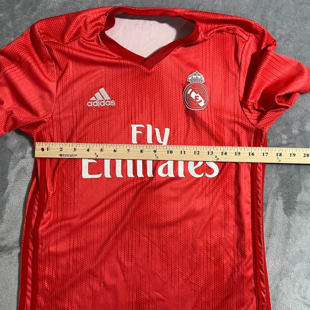 Adidas Real Madrid Jersey 2018-2019 Mens Small Red Parley Soccer Football Shirt